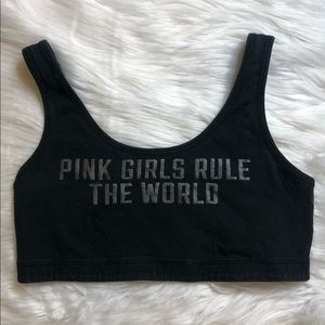 VS pink cotton sports bra